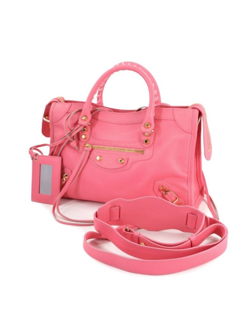 Balenciaga Classic City 2-Way Bag Leather Pink - Picture 2 of 10